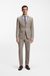 Two-piece slim-fit suit in micro-patterned stretch cloth