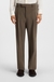 Relaxed-fit trousers in mercerised stretch cotton