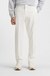 Tapered-fit trousers in mercerised stretch cotton