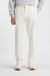 Tapered-fit trousers in mercerised stretch cotton