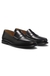 Leather loafers with penny trim