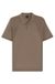 Cotton-blend polo shirt with bodymapping structure