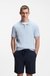 Cotton-blend polo shirt with bodymapping structure