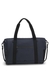 Faux-leather holdall with reflective details