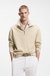 Cotton sweatshirt with quarter zip