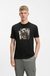Cotton-jersey T-shirt with animal artwork