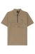 Cotton-blend zipped polo shirt with reflective graphics