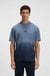 Cotton-jersey T-shirt with degradé effect