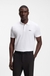 Cotton-piqué polo shirt with all-over print
