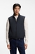 Slim-fit gilet in water-repellent performance-stretch fabric