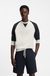 BOSS BY BECKHAM cotton sweater with colour-blocking