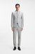 Two-piece slim-fit suit in micro-patterned fabric