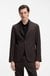 Slim-fit suit jacket in washable tech linen