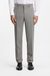 Slim-fit trousers in micro-patterned stretch wool