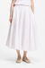 A-line skirt in cotton poplin