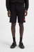 Cotton-terry shorts with logo label