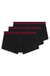 Three-pack of logo trunks in stretch cotton
