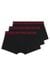 Three-pack of logo trunks in stretch cotton
