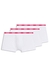 Three-pack of logo trunks in stretch cotton