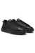 Smooth-leather trainers with contrast branding