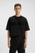 Cotton-jersey T-shirt with reflective logo