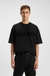 Cotton-jersey T-shirt with reflective logo