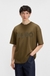 Cotton-jersey T-shirt with reflective logo