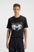 Cotton-jersey T-shirt with logo and animal graphic