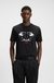 Cotton-jersey T-shirt with Dobermann print