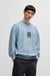 HUGO x RB cotton-terry sweatshirt with carbon stealth logo