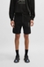 HUGO x RB cotton-terry shorts with carbon stealth logo