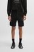 HUGO x RB cotton-terry shorts with carbon stealth logo