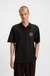 Relaxed-fit polo shirt in cotton with split logo