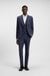 Slim-fit three-piece suit with sharkskin weave