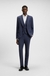 Slim-fit three-piece suit with sharkskin weave