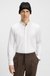 Slim-fit shirt in stretch cotton with stand collar