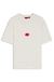 Cotton-jersey T-shirt with wax-stamp logo