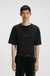 Cotton-jersey T-shirt with embroidered logos