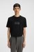 Cotton-jersey T-shirt with rubber logo print