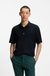 Relaxed-fit polo shirt with jacquard pattern