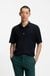 Relaxed-fit polo shirt with jacquard pattern