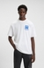 HUGO x RB cotton T-shirt with bull-graphic logo