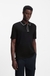 Cotton-jersey polo shirt with contrast edges