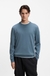 Cotton sweater with logo detail in slim fit