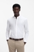 Slim-fit shirt in easy-iron cotton poplin