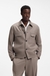 Slim-fit suit jacket in wrinkle-resistant twill