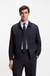Slim-fit suit jacket in wrinkle-resistant twill