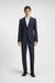 Two-piece slim-fit suit in micro-patterned wool