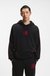 HUGO x RB stretch-cotton hoodie with bull motif