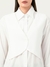 Albion Women Smart Premium White Blouson Top